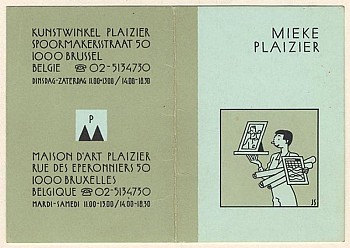 Business card Mieke Plaizier