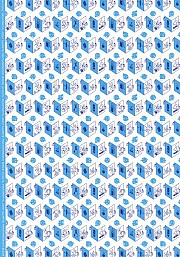 Wrapping paper Blue